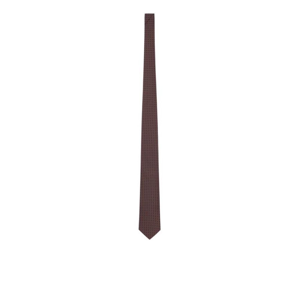 Lardini Men Micro-Patterned Silk Tie